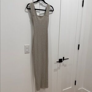 Reformation Beige Maxi Dress